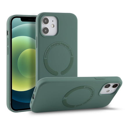 Coque En Silicone Magnetique Gorilla Tech Vert Midnight  Qualité Premium Pour Apple iPhone 14 Pro Max