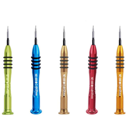 Kit de 5 tournevis colorés avec une sélection unique de 5 embouts pour Apple iPhone : 1.5 / 2.5 / 0.8 / Y0.6 / T2.