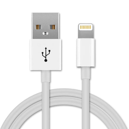 Cable USB vers lightning 1M Compatible Pour iPhone/iPad (Bulk - Garantie 1 an)