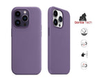 Coque En Silicone Gorilla Tech Violet Foncé Apple Original Color Qualité Premium Pour Apple iPhone 15 Pro Max