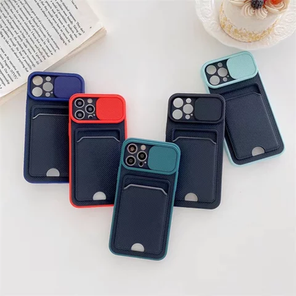 Coque Gorilla Tech Nouveau Design Card Slot Et Protection Caméra Slim Noir Pour Apple iPhone 12  Pro