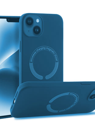 Coque En Silicone Magnetique Gorilla Tech Bleu Qualité Premium Pour Apple iPhone 13 Pro