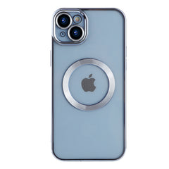 Coque En Gel Magnetique Gorilla Tech Qualité Premium Effet Chromé Bleu Pour Apple iPhone 16 Pro Max