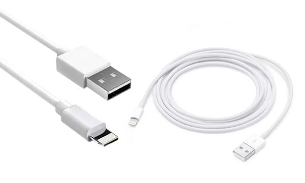Cable USB vers lightning 1M Compatible Pour iPhone/iPad (Bulk - Garantie 1 an)