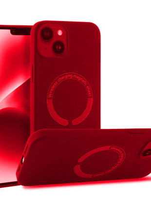 Coque En Silicone Magnetique Gorilla Tech Rouge Qualité Premium Pour Apple iPhone 13 Pro