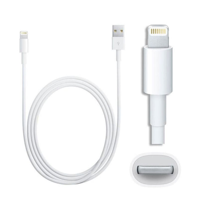 Cable USB vers lightning 1M Compatible Pour iPhone/iPad (Bulk - Garantie 1 an)
