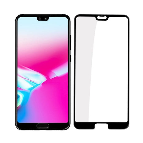 film en verre incurvé 3D noir pour Huawei P20 lite