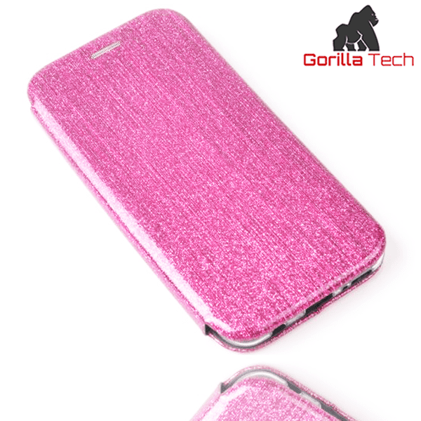 Etui 3D Glitter Book Gorilla Tech Rose Pour Apple iPhone X/XS