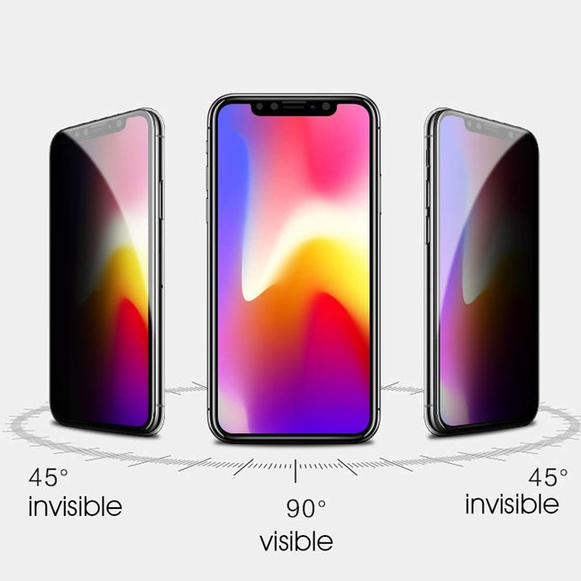 Film En Verre Full Glue Incurvé Noir Privé Pour Apple iPhone 7/8 Plus