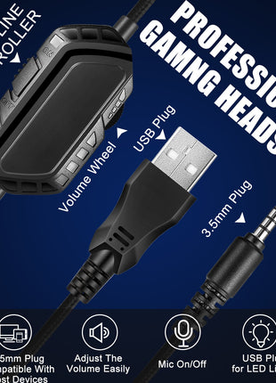 Casque gaming YJY army (qualité premium)