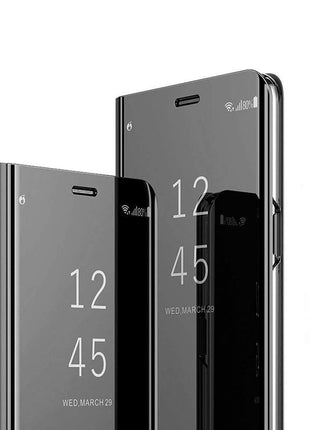 Etui Vew Cover  Noir Interieur Gel Pour Huawei P30