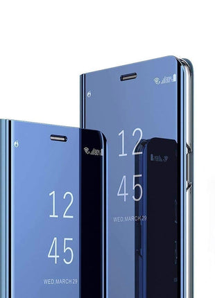 Etui View  Cover Bleu Interieur Gel Pour Samsung Galaxy S10E