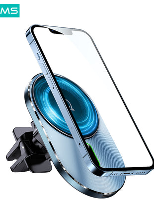 Support magnétique pour Voiture USAMS CD170  / Chargeur sans fil- airvent  15W