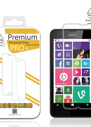 Gorilla Tech premium tempered glass for Nokia Lumia 630/635