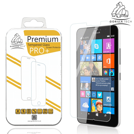 Gorilla Tech premium tempered glass for Nokia Lumia 640XL