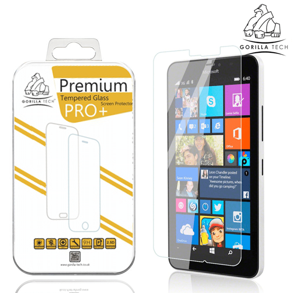 Gorilla Tech premium tempered glass for Nokia Lumia 640XL
