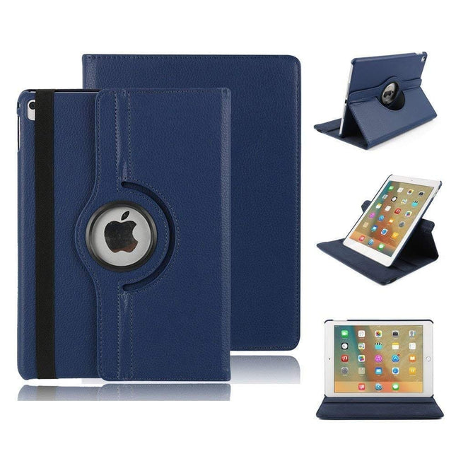 Etui 360 Rotatif Bleu Pour iPad 9.7" (2018/2017/2016/Air 2/ Air) Universal