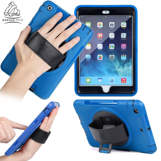 Étui Survivor Avec Rotation 360° Gorilla Tech Bleu Pour iPad Air 9.7" (2013)