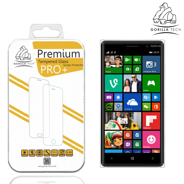 Gorilla Tech premium tempered glass for Nokia Lumia 830