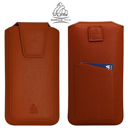 Pochette Pull-Up Pouch Universelle Verticale Magnétique marron Gorilla Tech taille Large