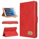 Étui  Magnetique Véritable Cuir Rouge Gorilla Tech Pour iPad 10.2