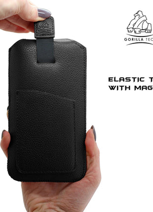 Pochette Pull-Up Pouch Universelle Verticale Magnétique noir Gorilla Tech taille Large