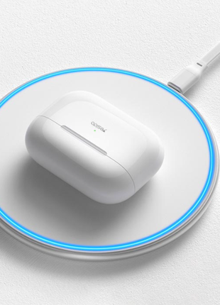 Yesido white bluetooth earphone compatible ios and android with wireless charge