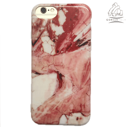 Coque  Marble Granite Rose Gel Gorilla Tech Pour Apple iPhone X/XS