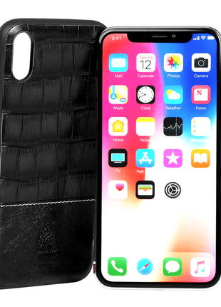 Coque Gorilla Tech Alligator Noir Pour Apple iPhone X/XS