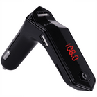 Transmetteur fm bluetooth pour prise allume cigare/chargeur voiture CAR9 (2 USB)