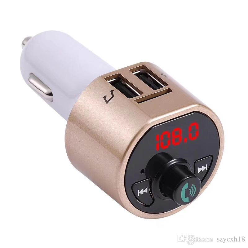 Transmetteur fm bluetooth pour prise allume cigare/chargeur voiture CAR8