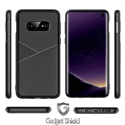 Coque en gel Gadget Shield carbon design noir pour Samsung Galaxy J6 2018