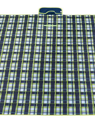 Tapis de pique-nique d'été imperméable Bleu 195x200cm