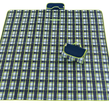 Tapis de pique-nique d'été imperméable Bleu 195x200cm
