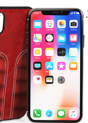 Coque Gorilla Tech dual croco rouge pour Galaxy Note 8