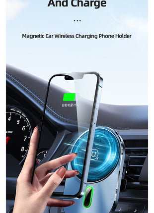 Support magnétique pour Voiture USAMS CD170  / Chargeur sans fil- airvent  15W