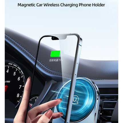 Support magnétique pour Voiture USAMS CD170  / Chargeur sans fil- airvent  15W
