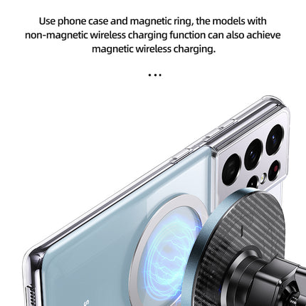 Support magnétique pour Voiture USAMS CD170  / Chargeur sans fil- airvent  15W