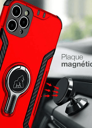 Coque New Armor Magnetique Gorilla Tech Rose Pour Samsung Galaxy S20 Plus