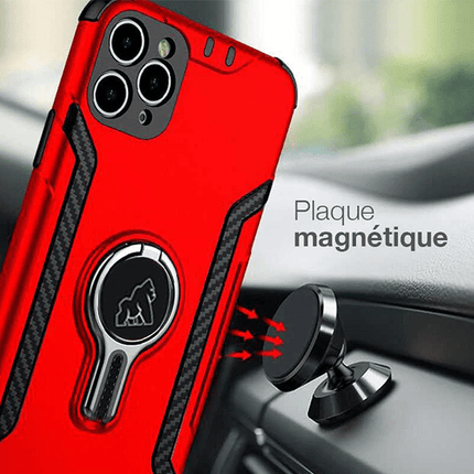 Coque New Armor  Magnetique  Gorilla Tech Rose Pour Samsung Galaxy A21S
