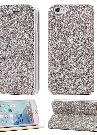 Etui Slim Glitter Gorilla Tech Argent  Pour samsung Galaxy j3 2017