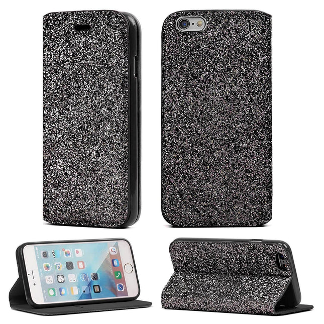 Etui Slim Glitter Gorilla Tech Noir Pour  Samsung Galaxy s9