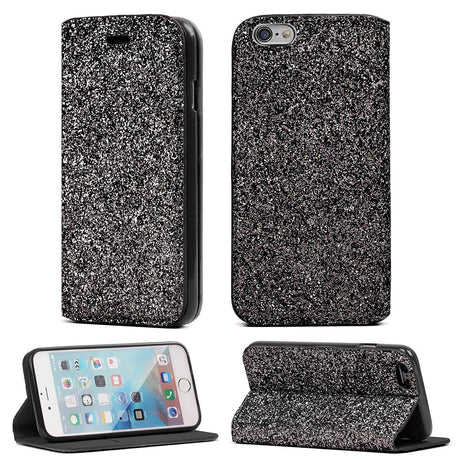 Etui Slim Glitter Gorilla Tech Noir Pour Samsung Galaxy J6