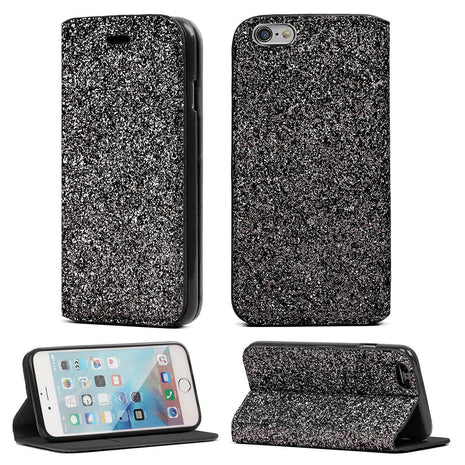Etui Slim Glitter Gorilla Tech Noir Pour Apple  iPhone 6 /6SPlus