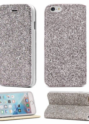 Etui Slim Glitter Gorilla Tech Argent  Pour Samsung Galaxy S6 Edge