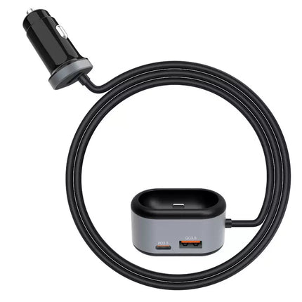 Chargeur Voiture / Prise Allume cigare Multifonctionnel XO Fast Charger 4 Entrées Avec Puce PD Et Chargeur AirPod