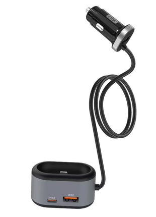 Chargeur Voiture / Prise Allume cigare Multifonctionnel XO Fast Charger 4 Entrées Avec Puce PD Et Chargeur AirPod