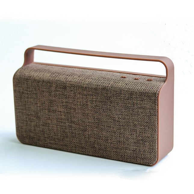 Enceinte bluetooth marron
