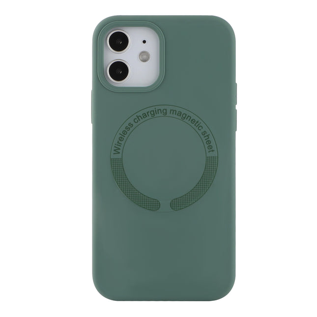 Coque En Silicone Magnetique Gorilla Tech Vert Midnight  Qualité Premium Pour Apple iPhone 14 Pro