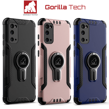 Coque New Armor  Magnetique Gorilla Tech Noir Pour  Samsung Galaxy A71